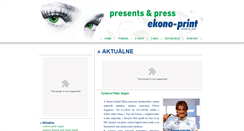 Desktop Screenshot of ekono-print.sk