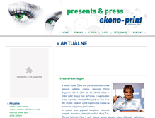 Tablet Screenshot of ekono-print.sk